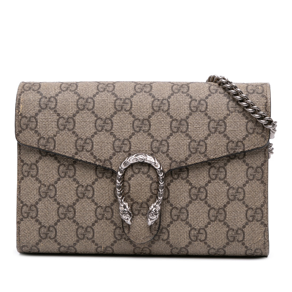 Pre-Loved Gucci GG Supreme Dionysus Chain Wallet - Picture 1 of 10